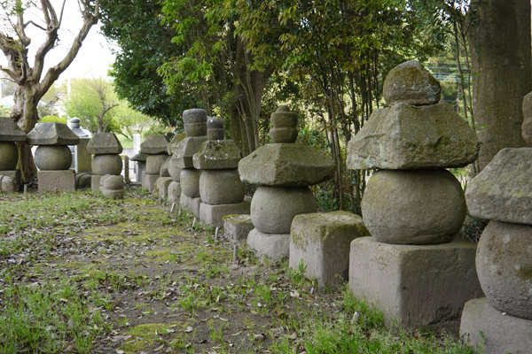 真壁城主累代の墓地の紹介